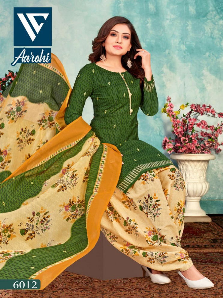 Sss Aarohi 6 Regular Wear Cotton Indo Printed Dress Material Collection